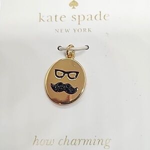 Kate Spade How Charming Mustache Charm